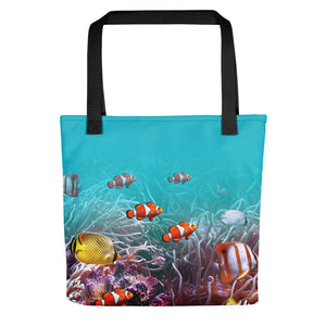 Black Sea World 01 "All Over Animal" Tote bag Totes by Design Express