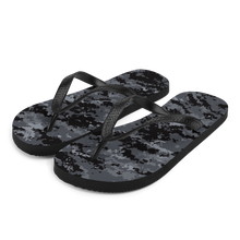 S Dark Grey Digital Camouflage Flip-Flops by Design Express