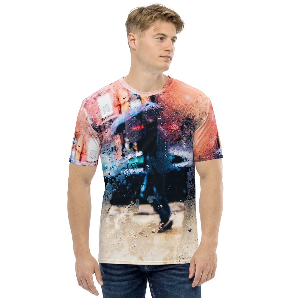 XS Rainy Blury Men's T-shirt by Design Express