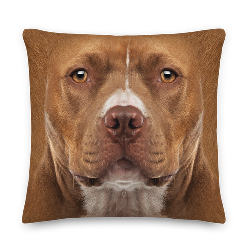 22×22 Staffordshire Bull Terrier Dog Premium Pillow by Design Express