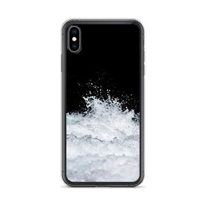 iPhone XS Max Black & White Water iPhone Case by Design Express