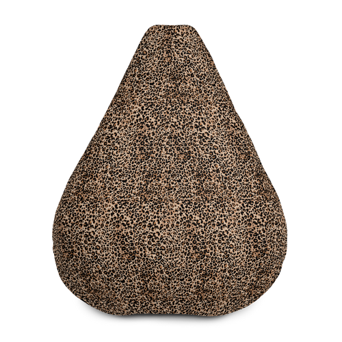 Default Title Golden Leopard Bean Bag Chair w/ filling by Design Express