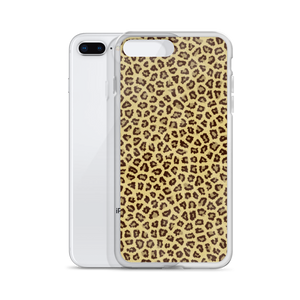 Yellow Leopard Print iPhone Case by Design Express