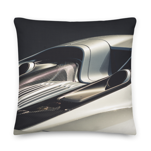 22×22 Grey Automotive Square Premium Pillow by Design Express