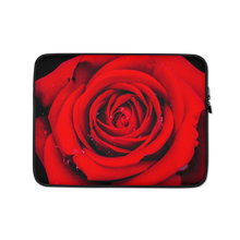 13 in Fresh Red Rose Laptop Sleeve by Design Express