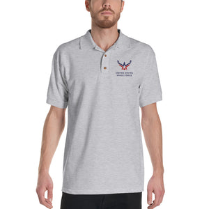 United States Space Force Embroidered Polo Shirt by Design Express