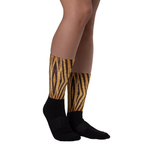 M Tiger "All Over Animal" 1 Socks by Design Express