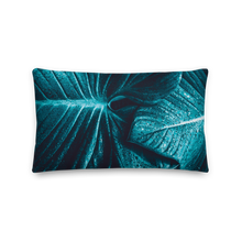 Turquoise Leaf Premium Pillow by Design Express