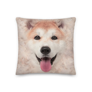 18×18 Akita Dog Premium Pillow by Design Express