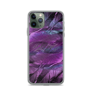 iPhone 11 Pro Purple Feathers iPhone Case by Design Express