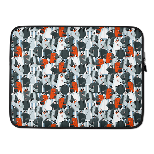 15 in Mask Society Laptop Sleeve by Design Express