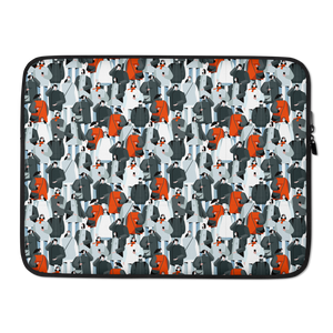 15 in Mask Society Laptop Sleeve by Design Express