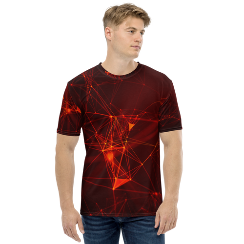 XS Geometrical Triangle Men's T-shirt by Design Express