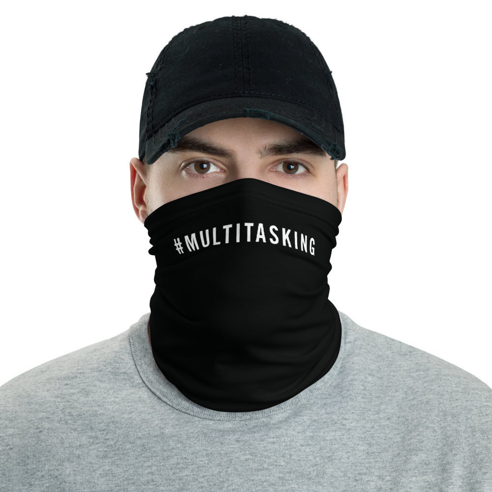 Default Title #MULTITASKING Hashtag Neck Gaiter Masks by Design Express