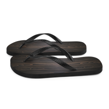 Black Wood Flip-Flops by Design Express