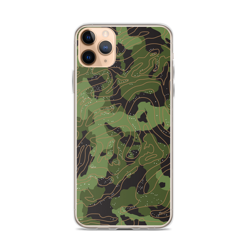 iPhone 11 Pro Max Green Camoline iPhone Case by Design Express