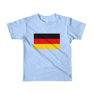 Baby Blue / 2yrs Germany Flag Short sleeve kids t-shirt by Design Express