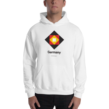 White / S Germany "Diamond" Hooded Sweatshirt by Design Express