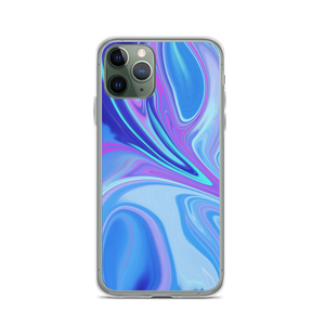 iPhone 11 Pro Purple Blue Watercolor iPhone Case by Design Express