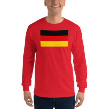 Red / S Germany Flag Long Sleeve T-Shirt by Design Express