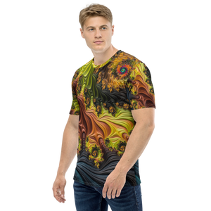 Colourful Fractals Men's T-shirt by Design Express