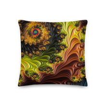 Colourful Fractals Square Premium Pillow by Design Express