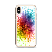 Rainbow Paint Splash iPhone Case by Design Express