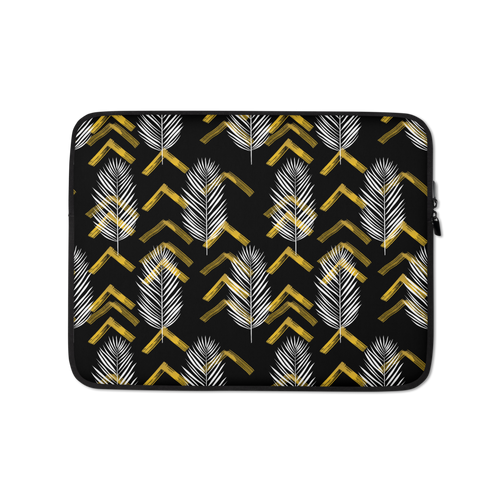 13 in Tropical Leaves Pattern Laptop Sleeve by Design Express