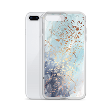 Soft Blue Gold iPhone Case by Design Express