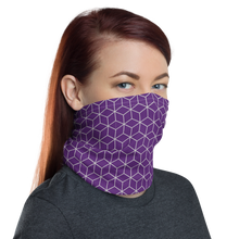 Diamond Purple Pattern Neck Gaiter Masks by Design Express
