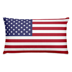 Default Title United States Flag "All Over" Rectangular Pillow by Design Express
