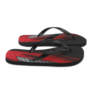 Red Automotive Flip-Flops by Design Express