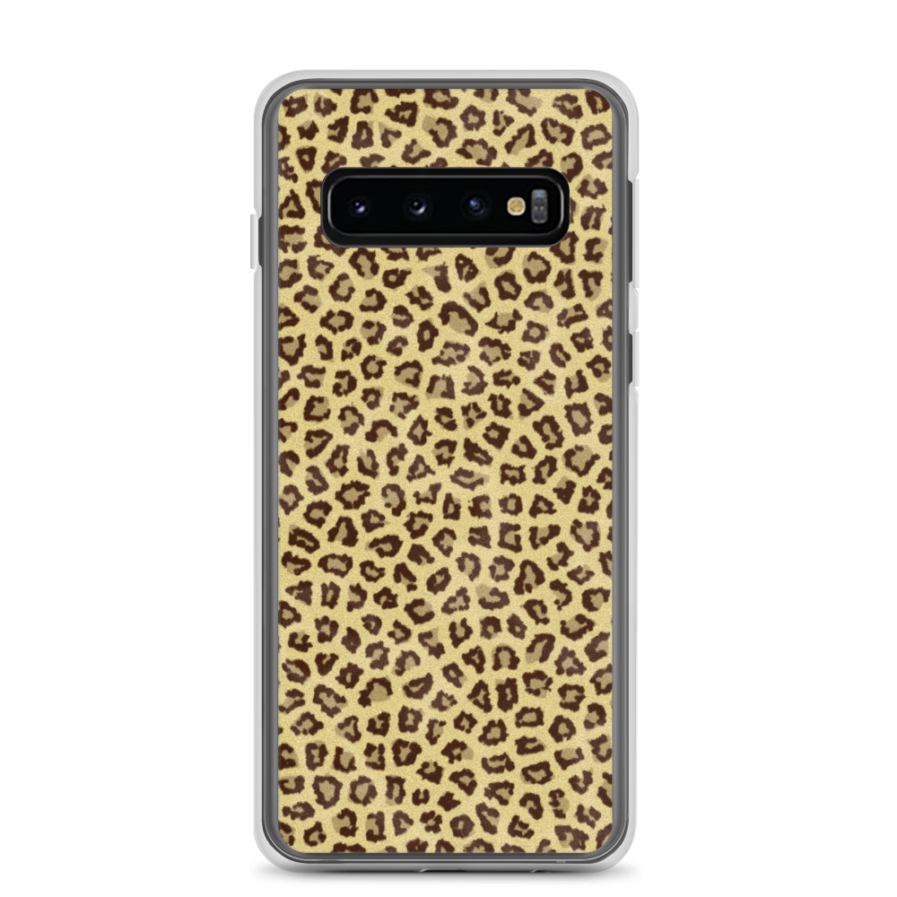 Samsung Galaxy S10 Yellow Leopard Print Samsung Case by Design Express