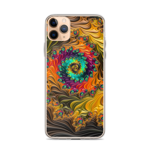 iPhone 11 Pro Max Multicolor Fractal iPhone Case by Design Express