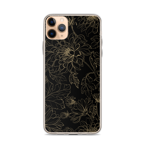 iPhone 11 Pro Max Golden Floral iPhone Case by Design Express