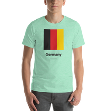 Heather Mint / S Germany "Block" Unisex T-Shirt by Design Express