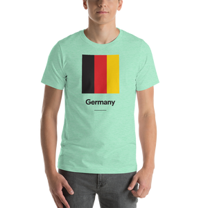 Heather Mint / S Germany "Block" Unisex T-Shirt by Design Express