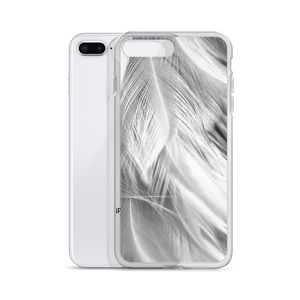 White Feathers iPhone Case by Design Express