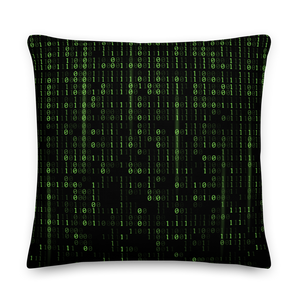 Binary Code Premium Pillow by Design Express