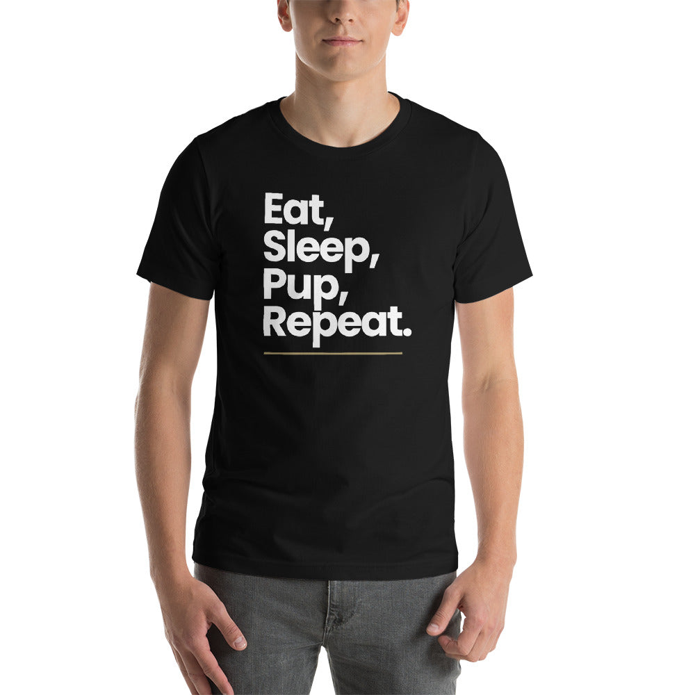 XS Eat Sleep Pup Repeat 