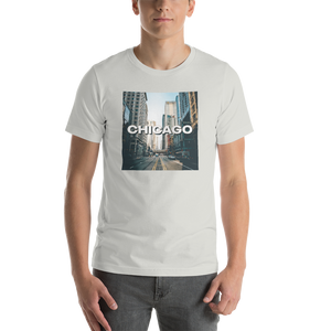 Silver / S Chicago Unisex T-Shirt by Design Express