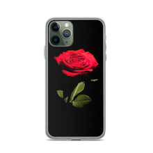 iPhone 11 Pro Red Rose on Black iPhone Case by Design Express