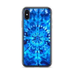 iPhone X/XS Psychedelic Blue Mandala iPhone Case by Design Express