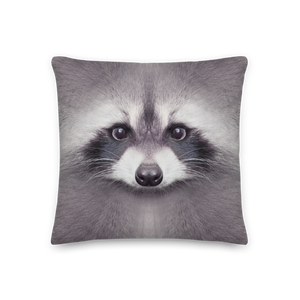 Default Title Racoon "All Over Animal" Square Premium Pillow by Design Express