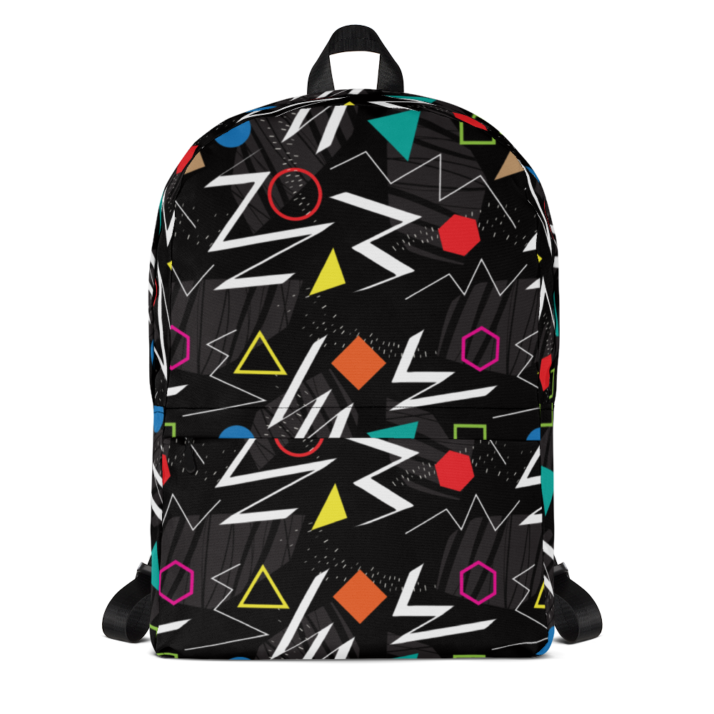 Default Title Mix Geometrical Pattern Backpack by Design Express