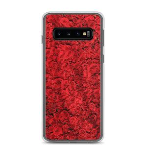 Samsung Galaxy S10 Red Rose Pattern Samsung Case by Design Express