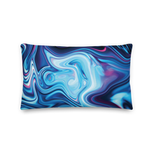 Lucid Blue Rectangle Premium Pillow by Design Express