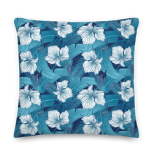 22×22 Hibiscus Leaf Square Premium Pillow by Design Express