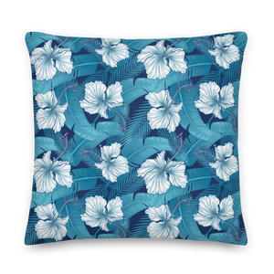 22×22 Hibiscus Leaf Square Premium Pillow by Design Express
