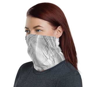 White Feathers Neck Gaiter Masks by Design Express
